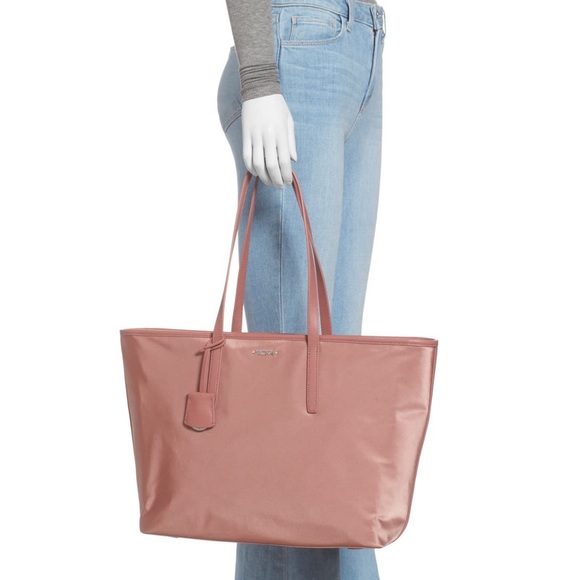 Tumi Tote NWT Dusty Rose Pink Travel Work School Everyday - Picture 2 of 6